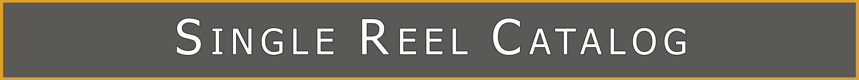 Single Reel banner
